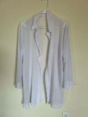 Women’s White Bathing Suit Cover-Up